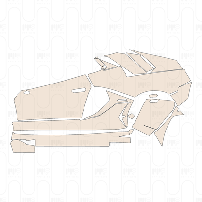 Voorgesneden PPF Lamborghini Aventador SVJ Roadster 2019