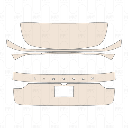 Voorgesneden PPF Lincoln Aviator 2022