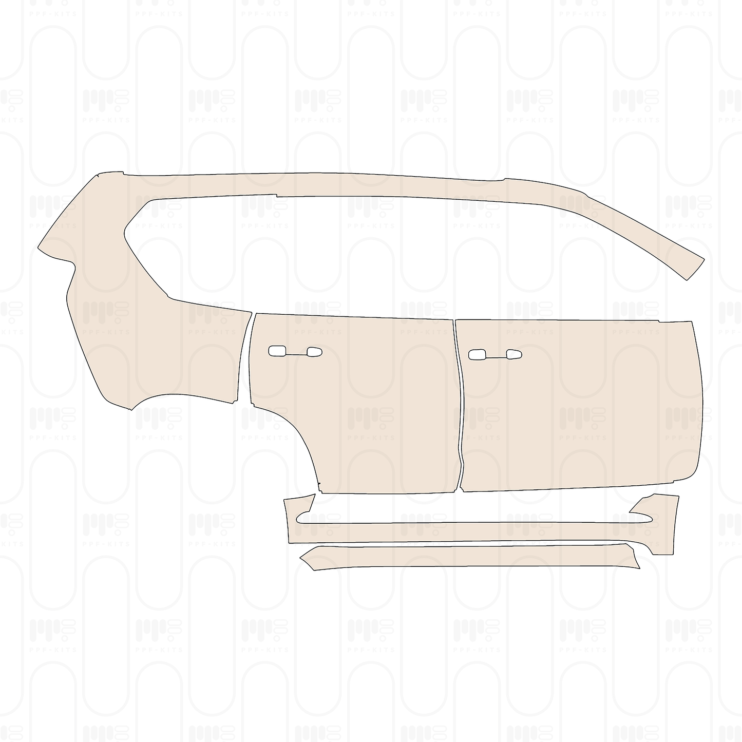 Voorgesneden PPF Lexus GX 2022