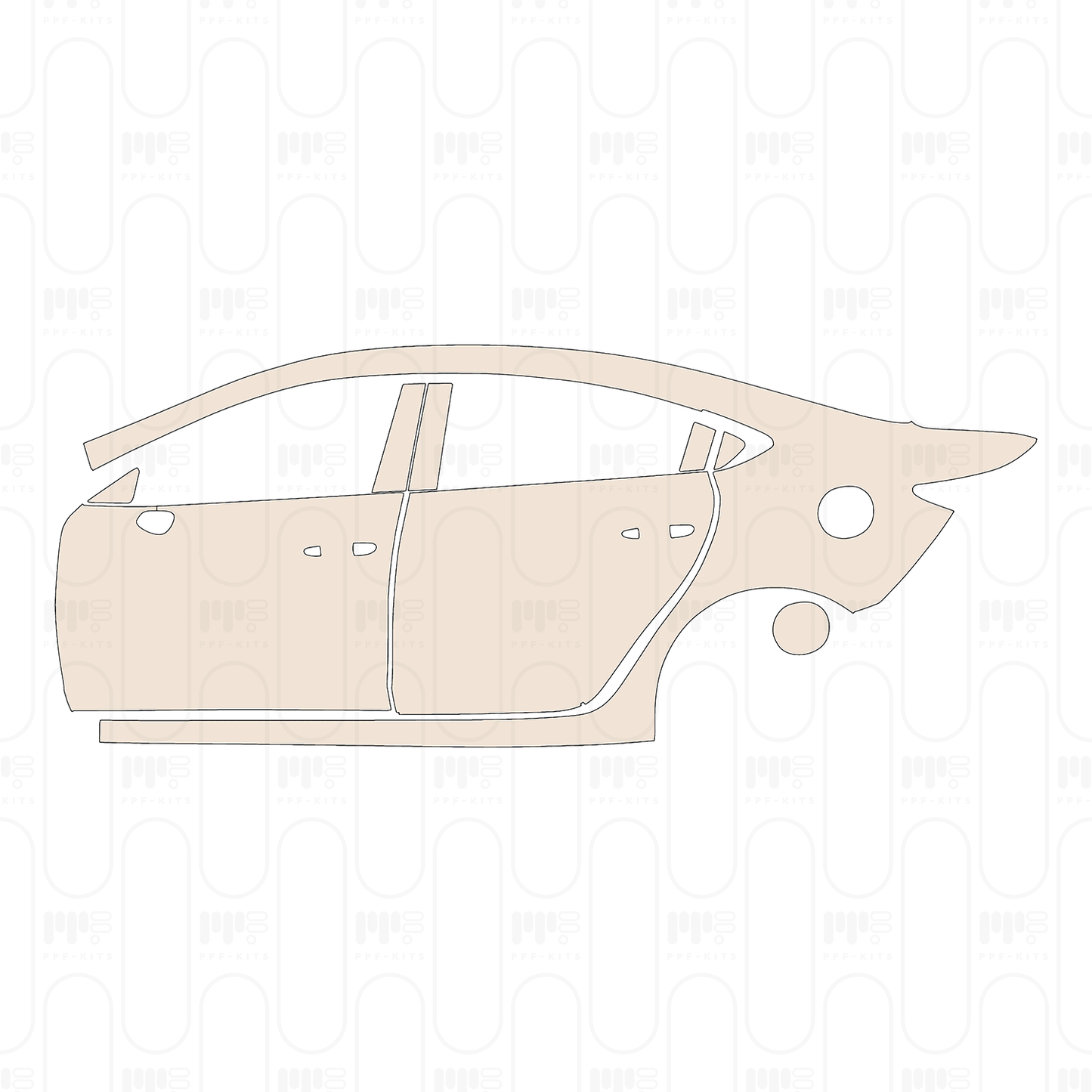 Voorgesneden PPF Mazda Atenza (Mazda 6) Sedan 2022