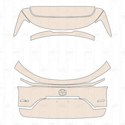 Voorgesneden PPF Mazda CX-9 2022