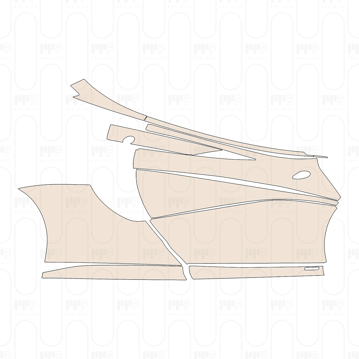 Voorgesneden PPF McLaren 620R 2021