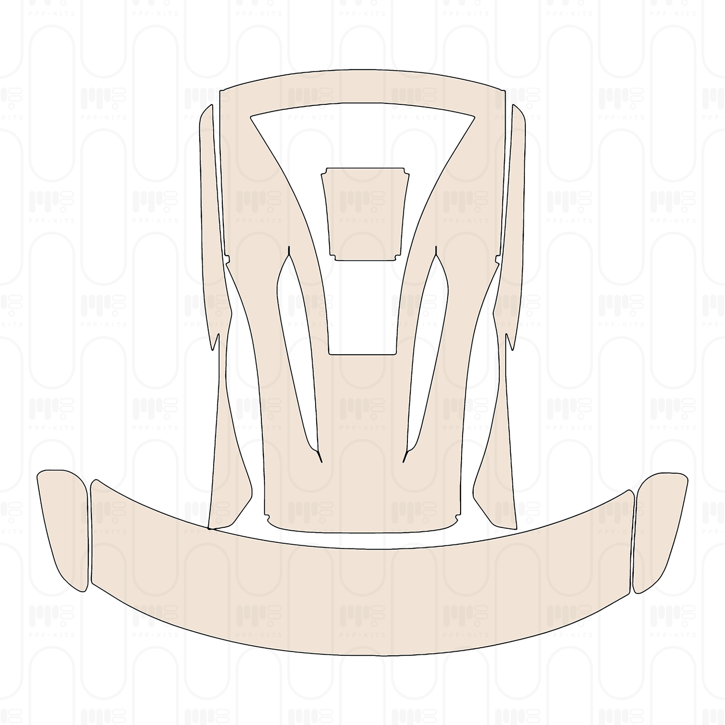 Voorgesneden PPF McLaren 620R 2021