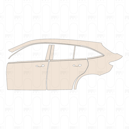 Voorgesneden PPF Mercedes-Benz EQC AMG-Line 2022