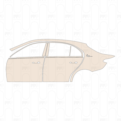 Voorgesneden PPF Mercedes-Benz C Class Sedan Base Extended Wheelbase 2022