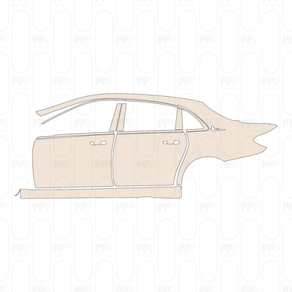 Voorgesneden PPF Mercedes-Benz E Class Sedan Luxury Extended Wheelbase 2022
