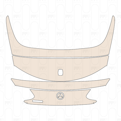 Voorgesneden PPF Mercedes-Benz C Class Cabriolet AMG-Line 2022