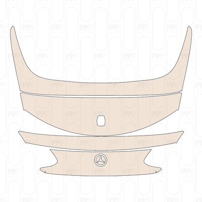 Voorgesneden PPF Mercedes-Benz C Class Cabriolet AMG C63 2022