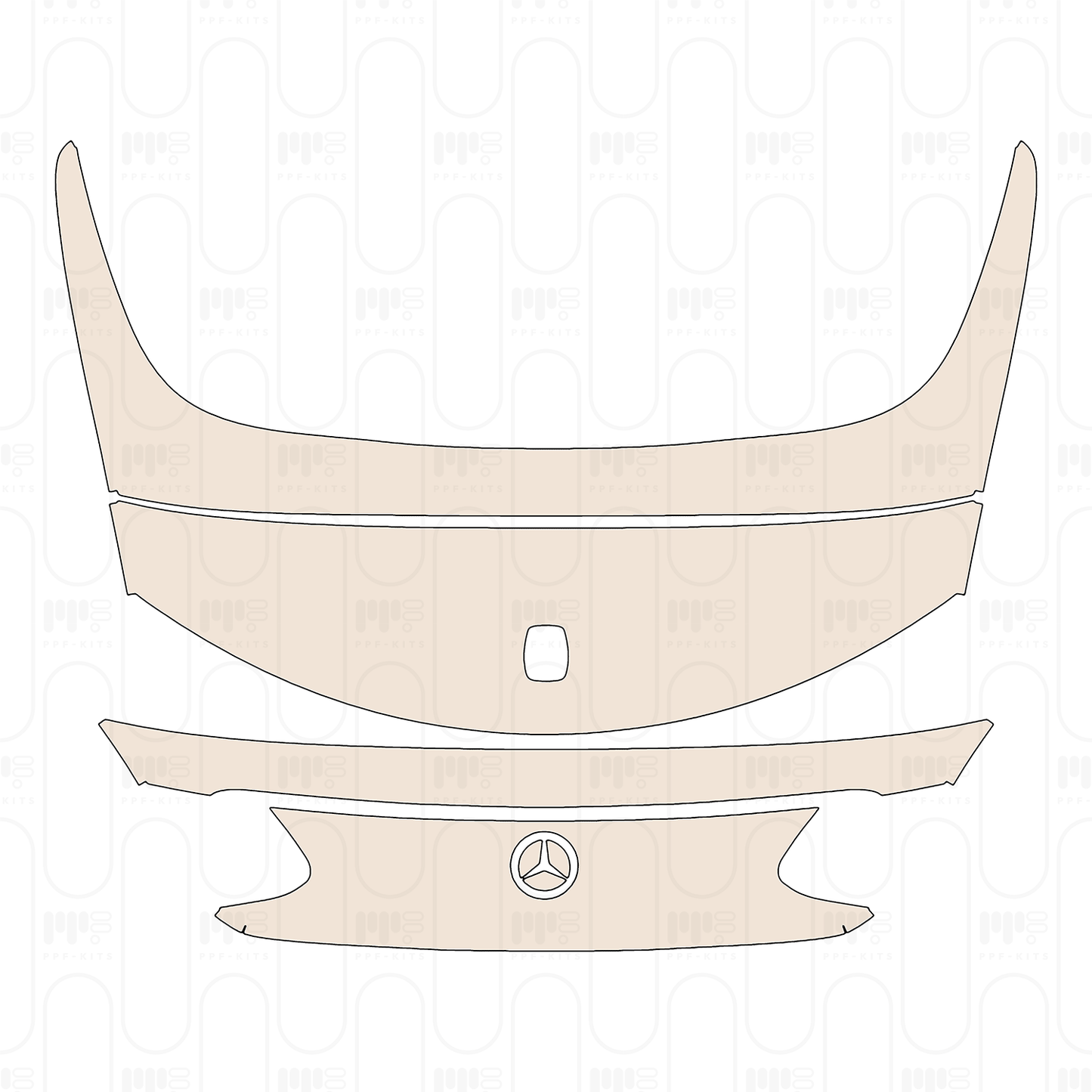 Voorgesneden PPF Mercedes-Benz C Class Cabriolet AMG C63 2022