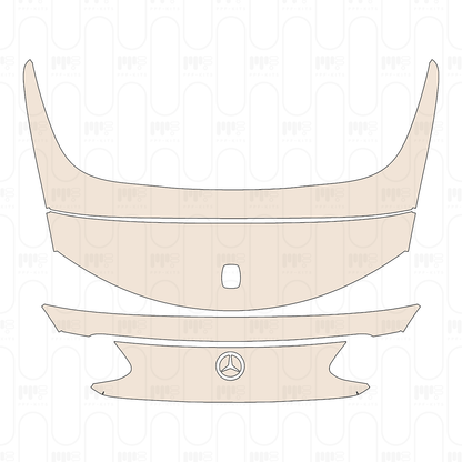 Voorgesneden PPF Mercedes-Benz C Class Cabriolet AMG C43 2022