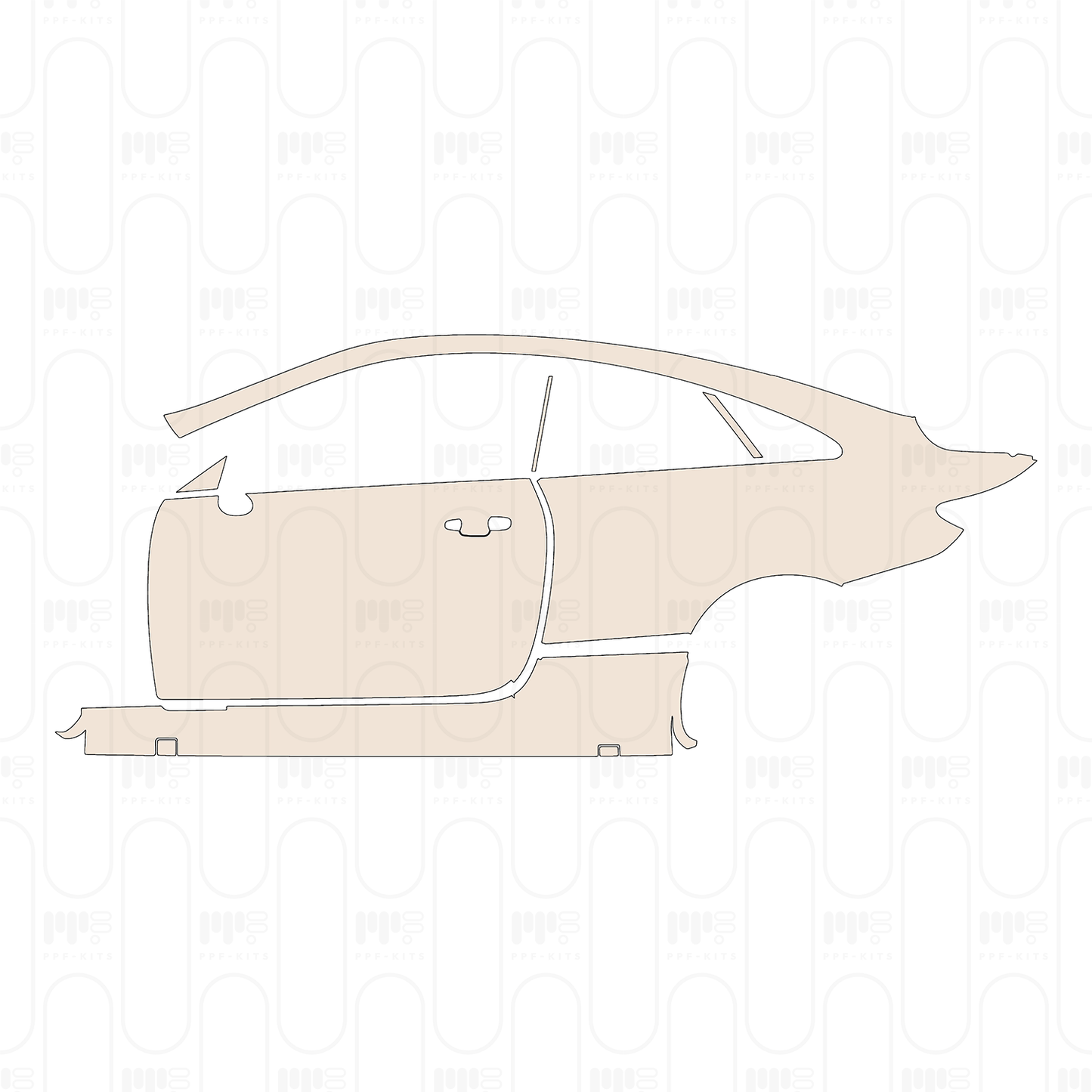 Voorgesneden PPF Mercedes-Benz E Class Coupe Base 2022