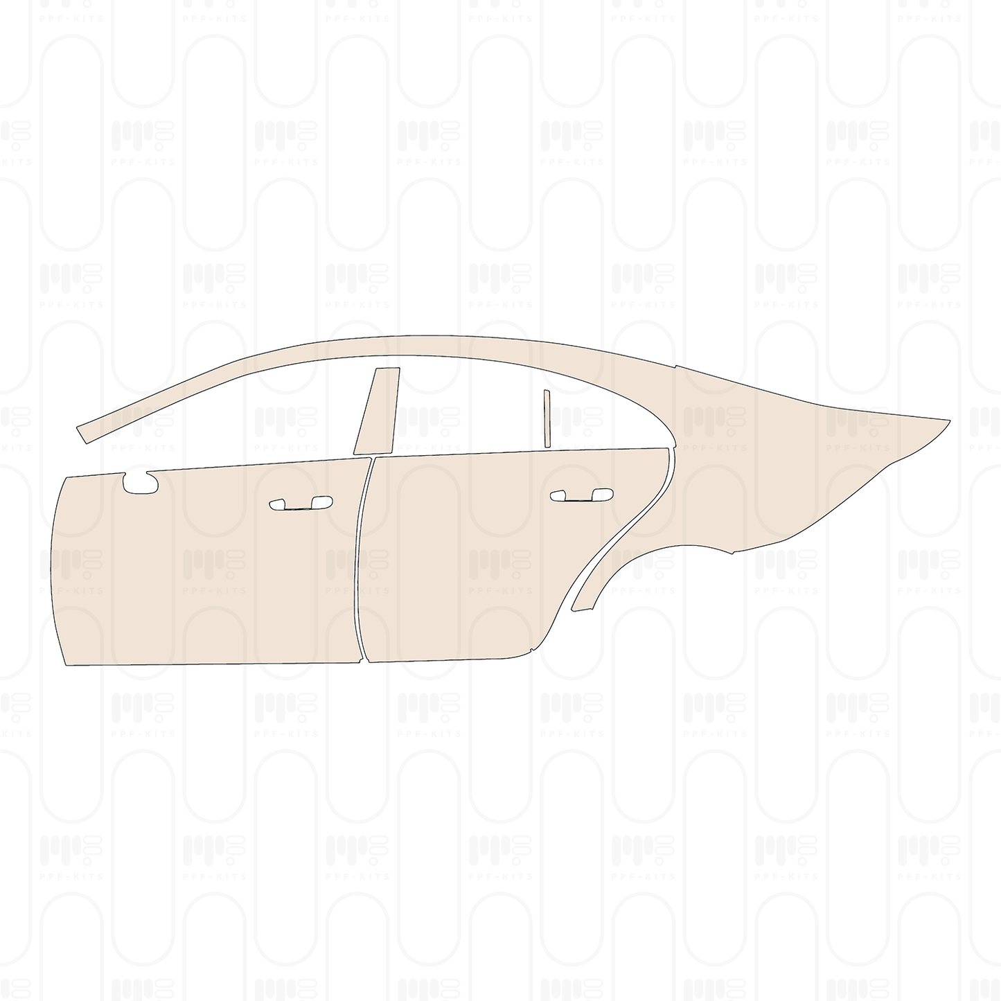 Voorgesneden PPF Mercedes-Benz CLS Sedan Base 2022