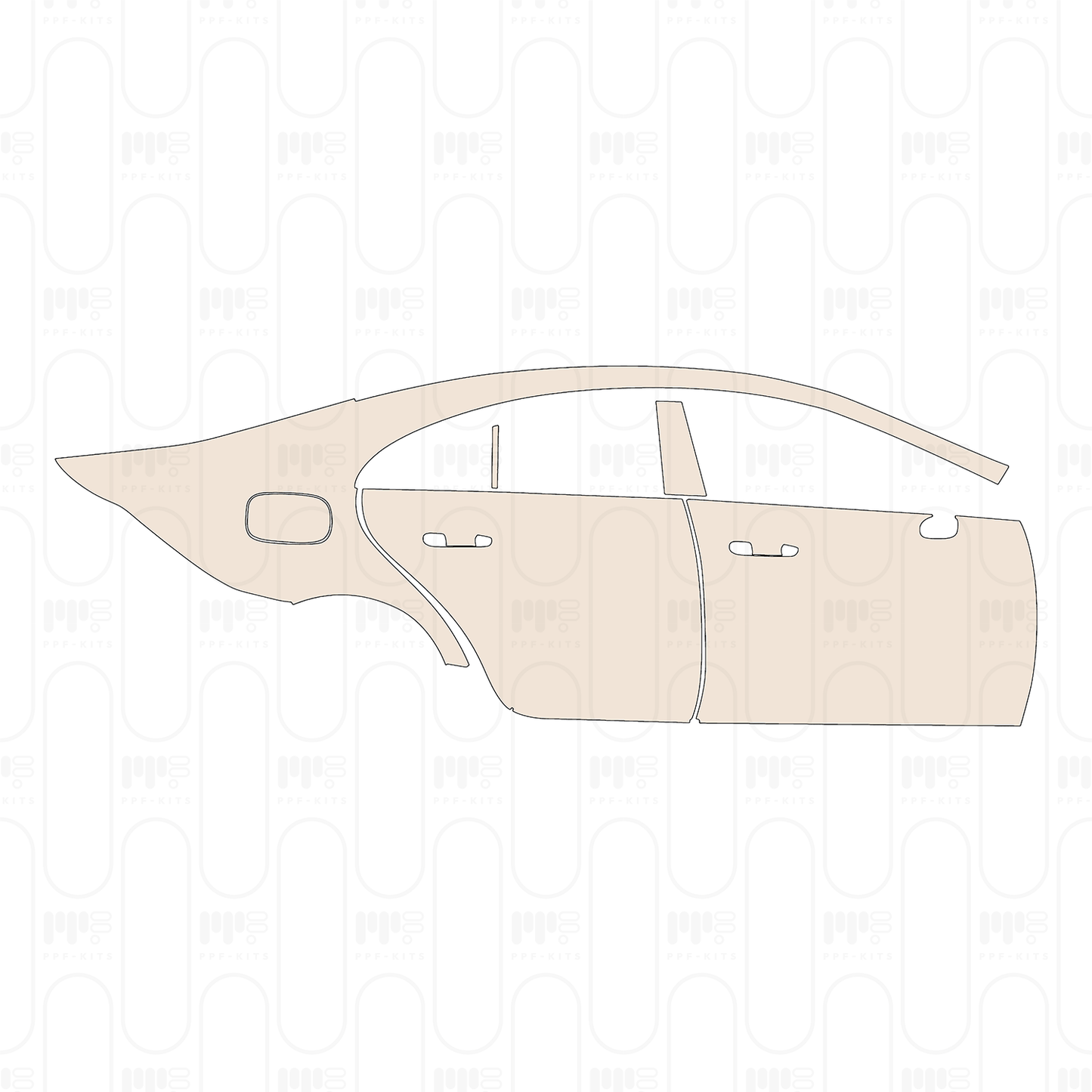 Voorgesneden PPF Mercedes-Benz CLS Sedan Base 2022