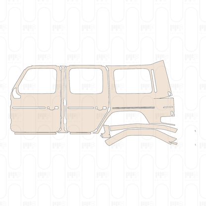 Voorgesneden PPF Mercedes-Benz G Class AMG G63 4x4 2023