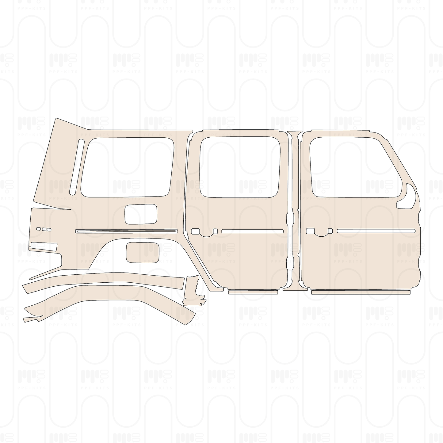 Voorgesneden PPF Mercedes-Benz G Class AMG G63 4x4 2023