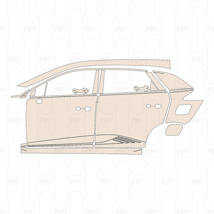 Voorgesneden PPF MG MG4 Electric 2022