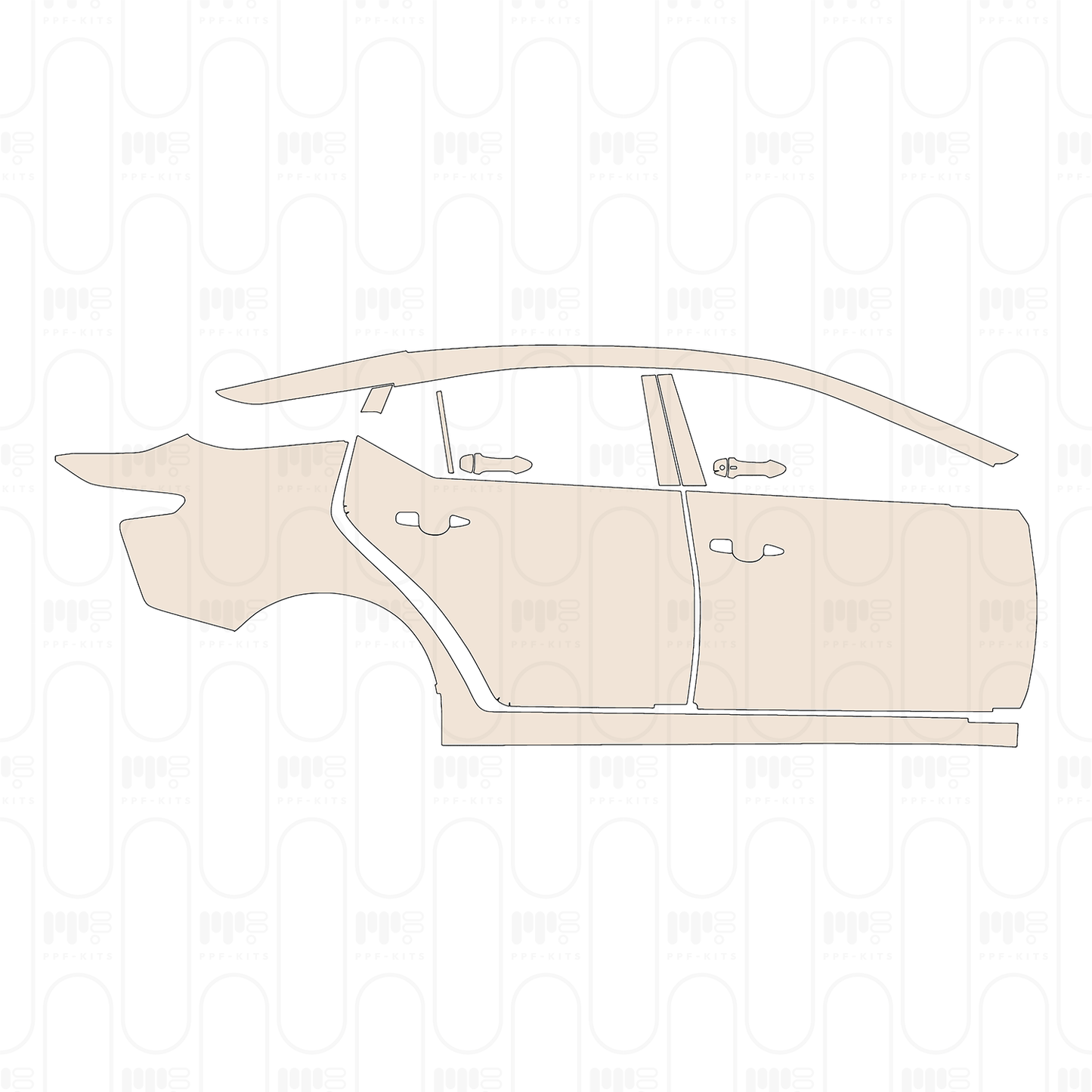 Voorgesneden PPF Nissan Altima (US) SV 2023