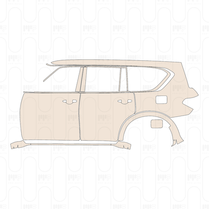 Voorgesneden PPF Nissan Armada (US) S 2022