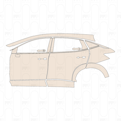 Voorgesneden PPF Nissan Ariya (US) Platinum+ 2023
