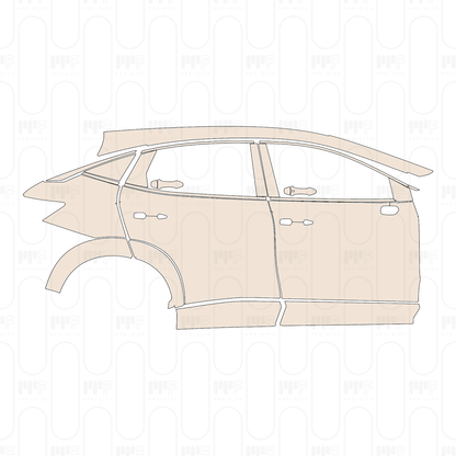 Voorgesneden PPF Nissan Ariya (US) Platinum+ 2023