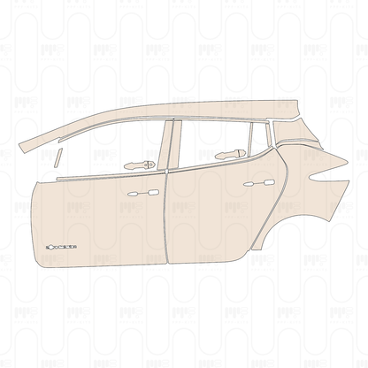 Voorgesneden PPF Nissan Leaf (US) S 2022