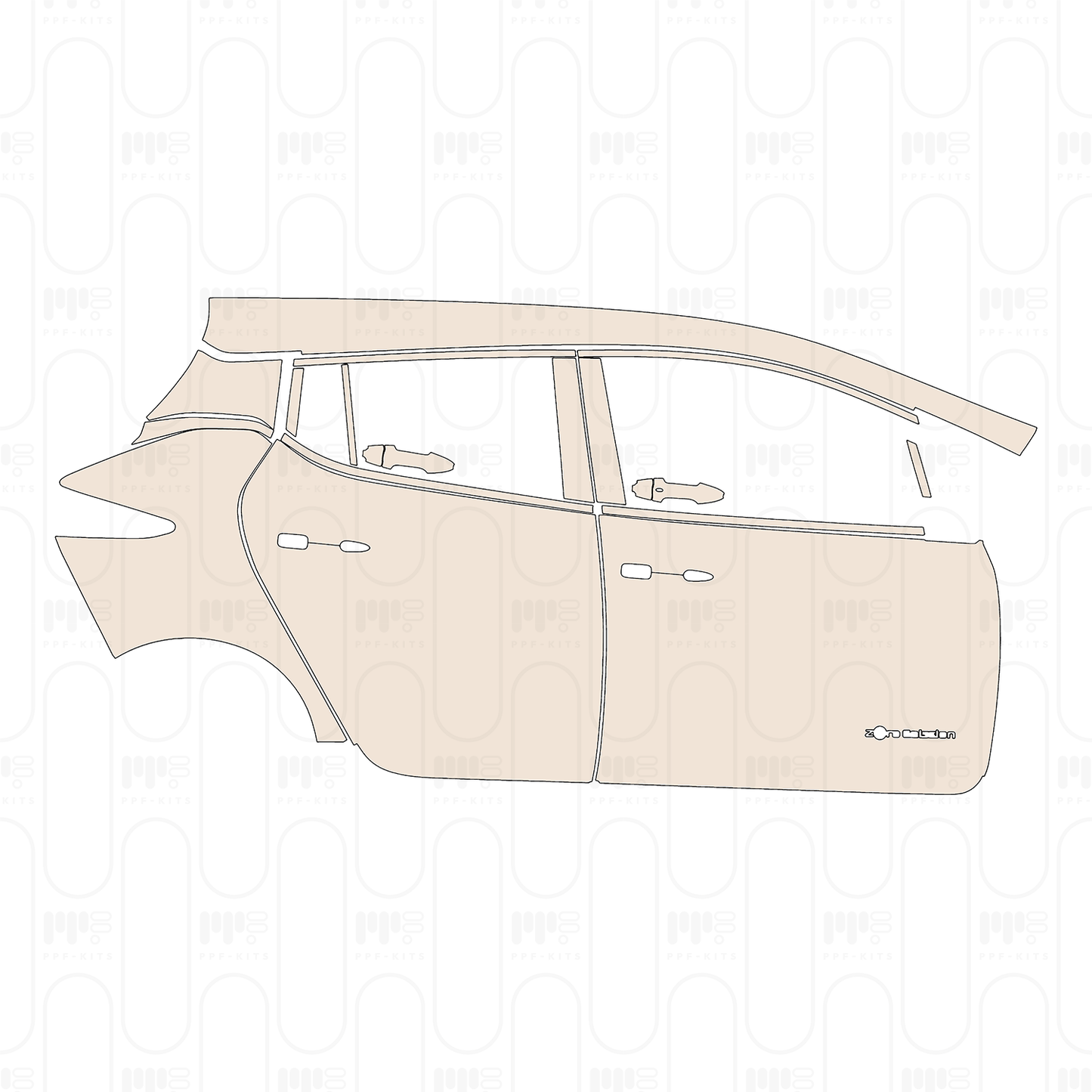 Voorgesneden PPF Nissan Leaf (US) S 2022