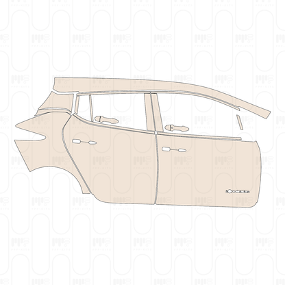 Voorgesneden PPF Nissan Leaf (US) S 2022