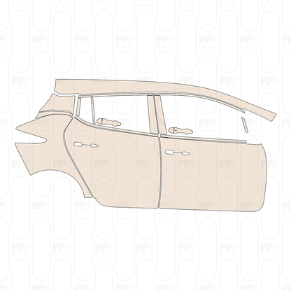 Voorgesneden PPF Nissan Leaf (US) S 2022