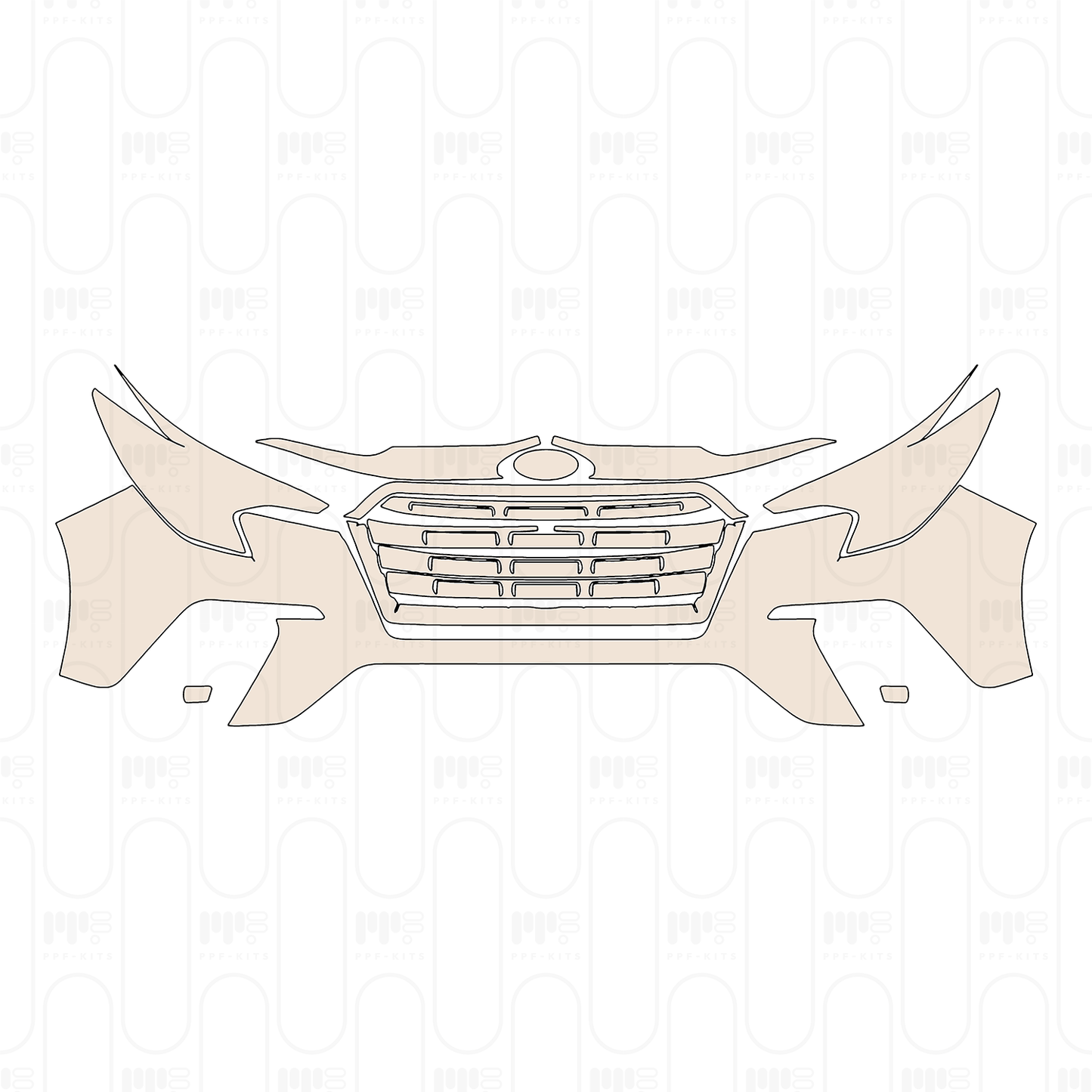 Voorgesneden PPF Subaru Ascent (US) Limited 2023
