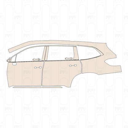 Voorgesneden PPF Subaru Ascent (US) Limited 2023