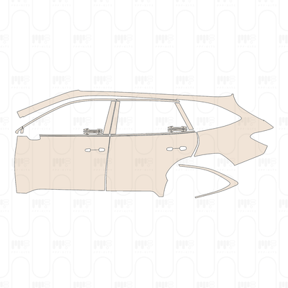 Voorgesneden PPF Subaru Outback (US) Onyx Edition XT 2022