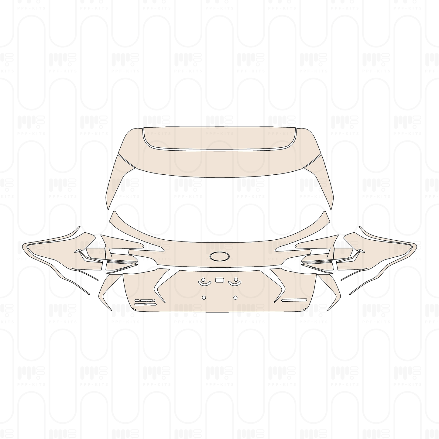 Voorgesneden PPF Subaru Crosstrek (US) Base 2023
