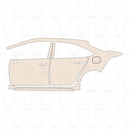 Voorgesneden PPF Toyota Corolla (US) Sedan Luxury 2022