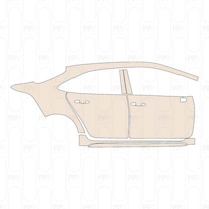 Voorgesneden PPF Toyota Corolla (US) Sedan Luxury 2022