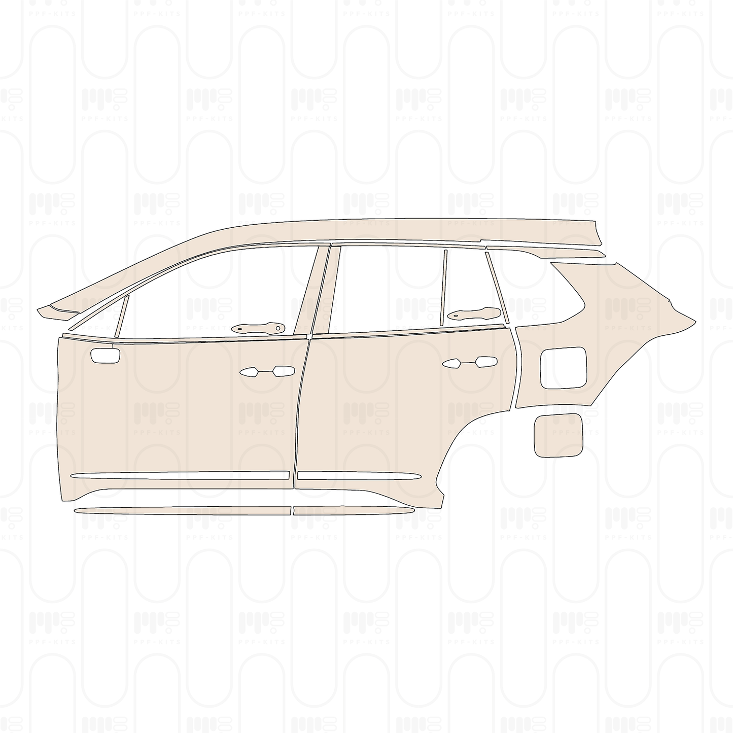 Voorgesneden PPF Toyota Corolla Cross (US) L 2023