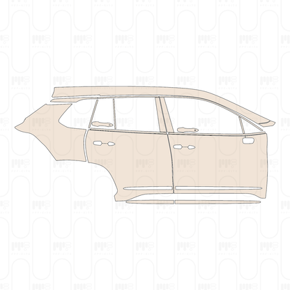 Voorgesneden PPF Toyota Corolla Cross (US) L 2023