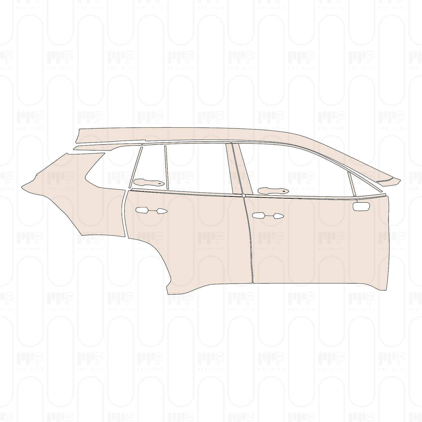 Voorgesneden PPF Toyota Corolla Cross (US) L 2023
