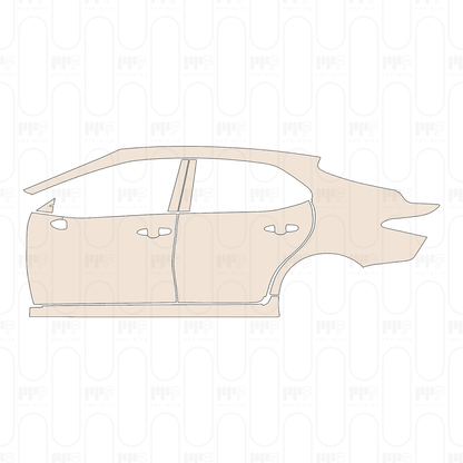 Voorgesneden PPF Toyota Camry (CN) Luxury 2022