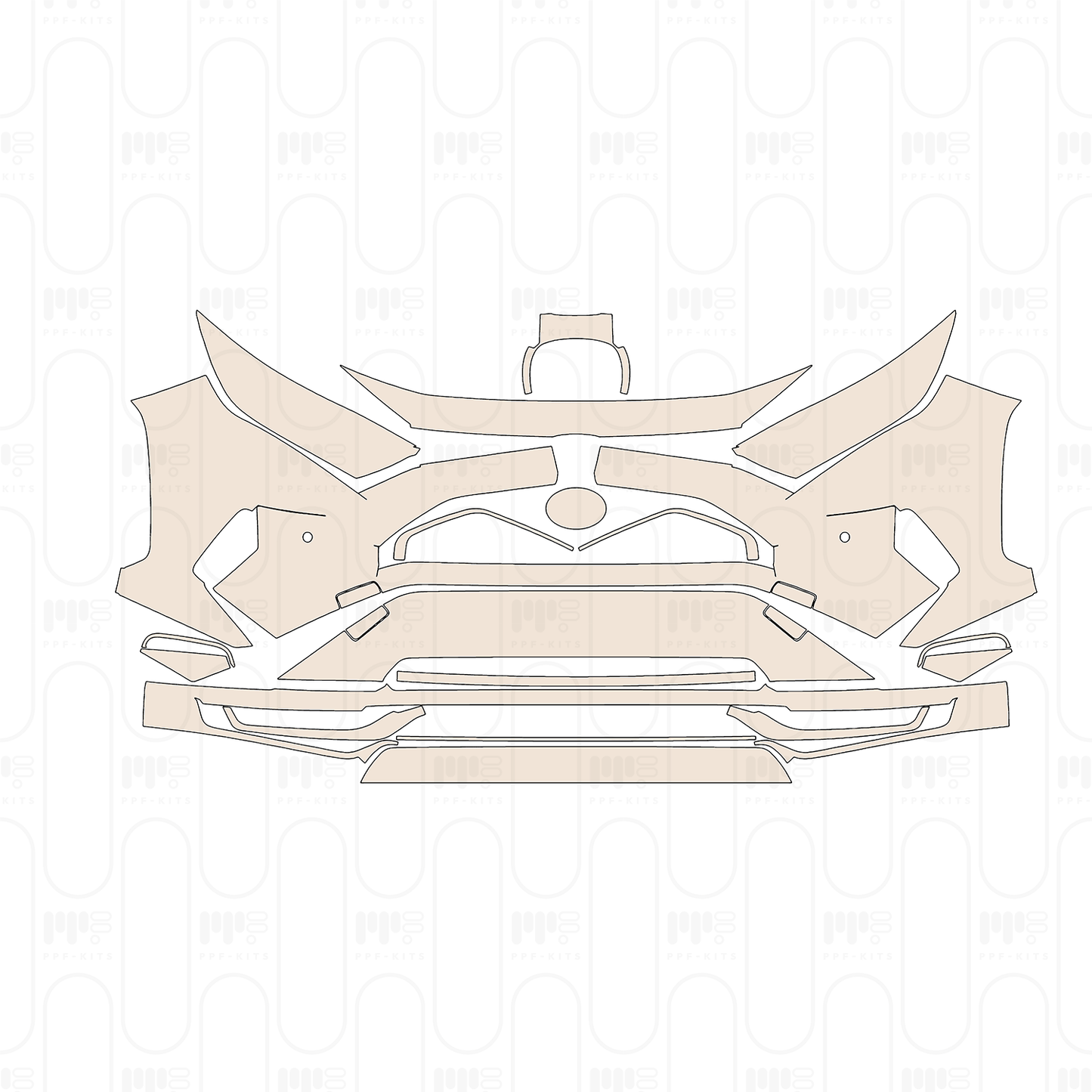 Voorgesneden PPF Toyota RAV4 Prime (US) SE 2022