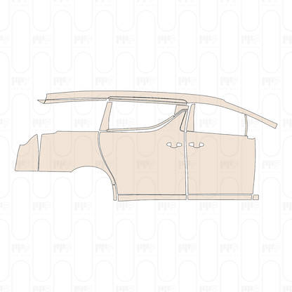 Voorgesneden PPF Toyota Alphard Executive Lounge 2022