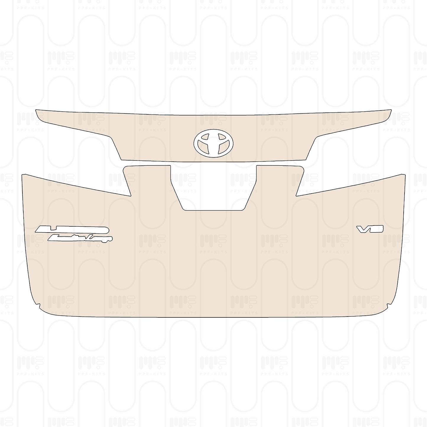 Voorgesneden PPF Toyota Alphard Executive Lounge 2022