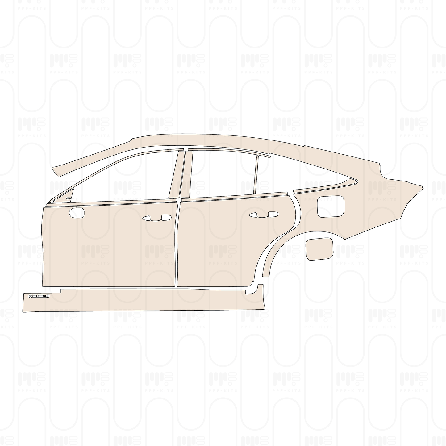 Voorgesneden PPF Toyota Mirai 2023