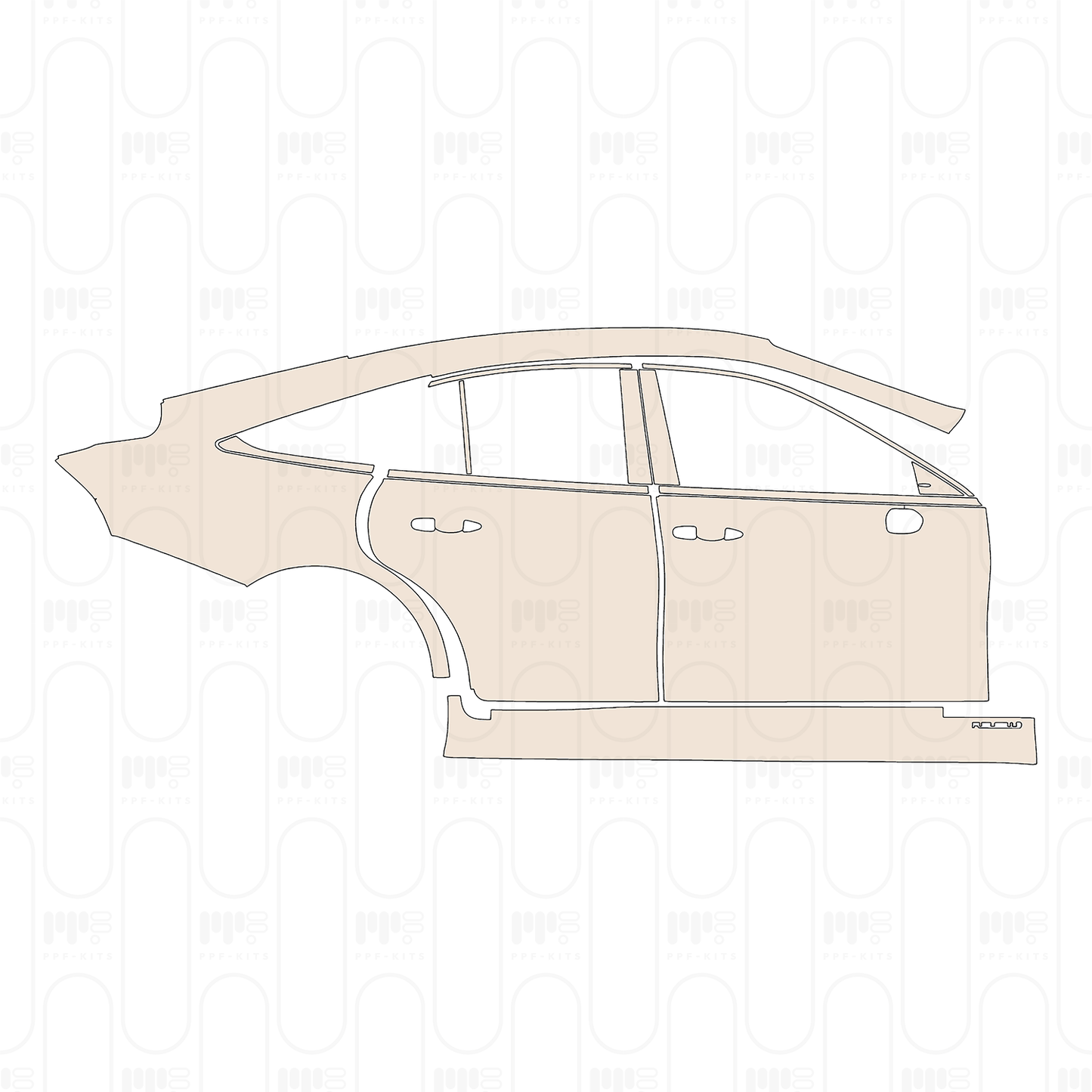 Voorgesneden PPF Toyota Mirai 2023