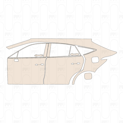 Voorgesneden PPF Toyota Venza (US) 2023