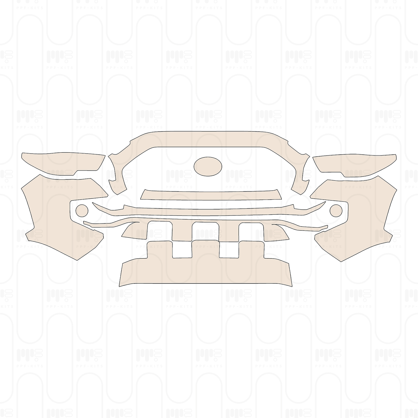 Voorgesneden PPF Toyota Tacoma Double Cab SR5 2022