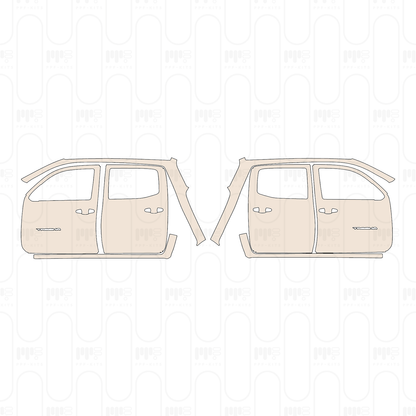 Voorgesneden PPF Toyota Tacoma Double Cab SR5 2022