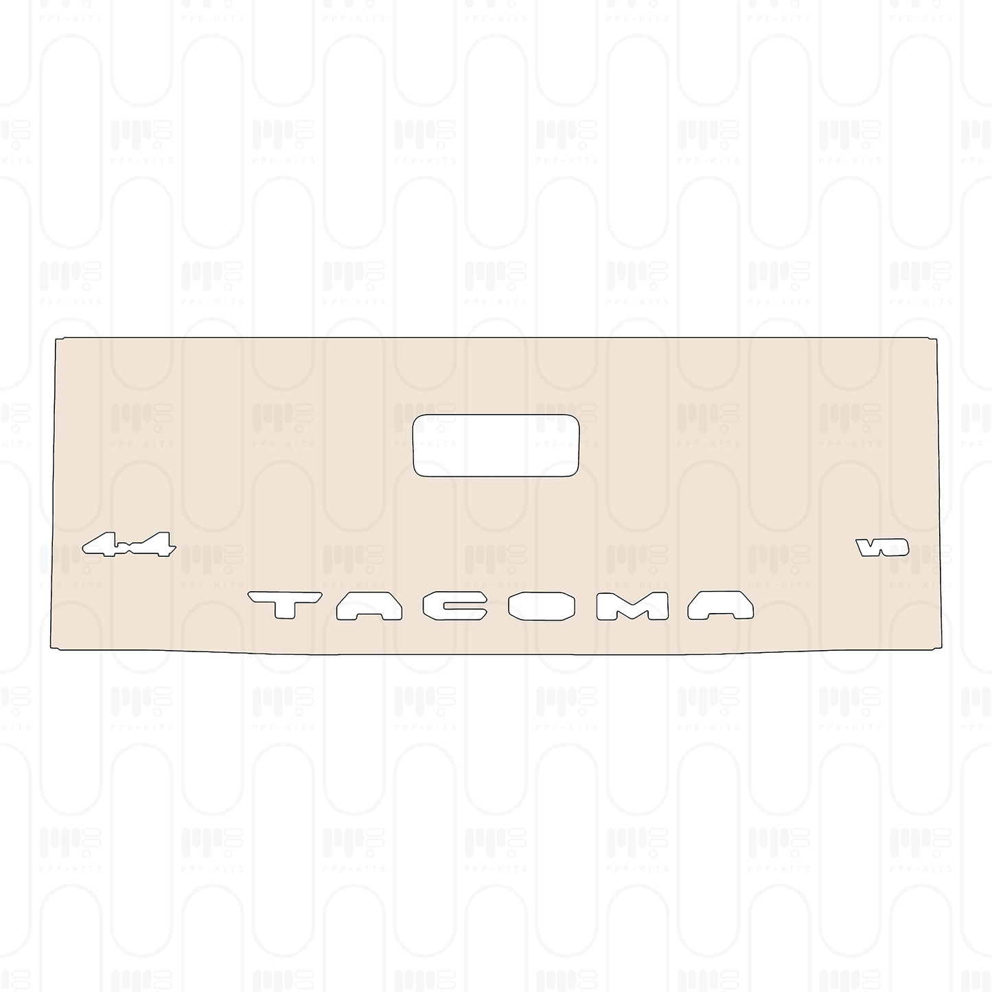 Voorgesneden PPF Toyota Tacoma Double Cab SR5 2022