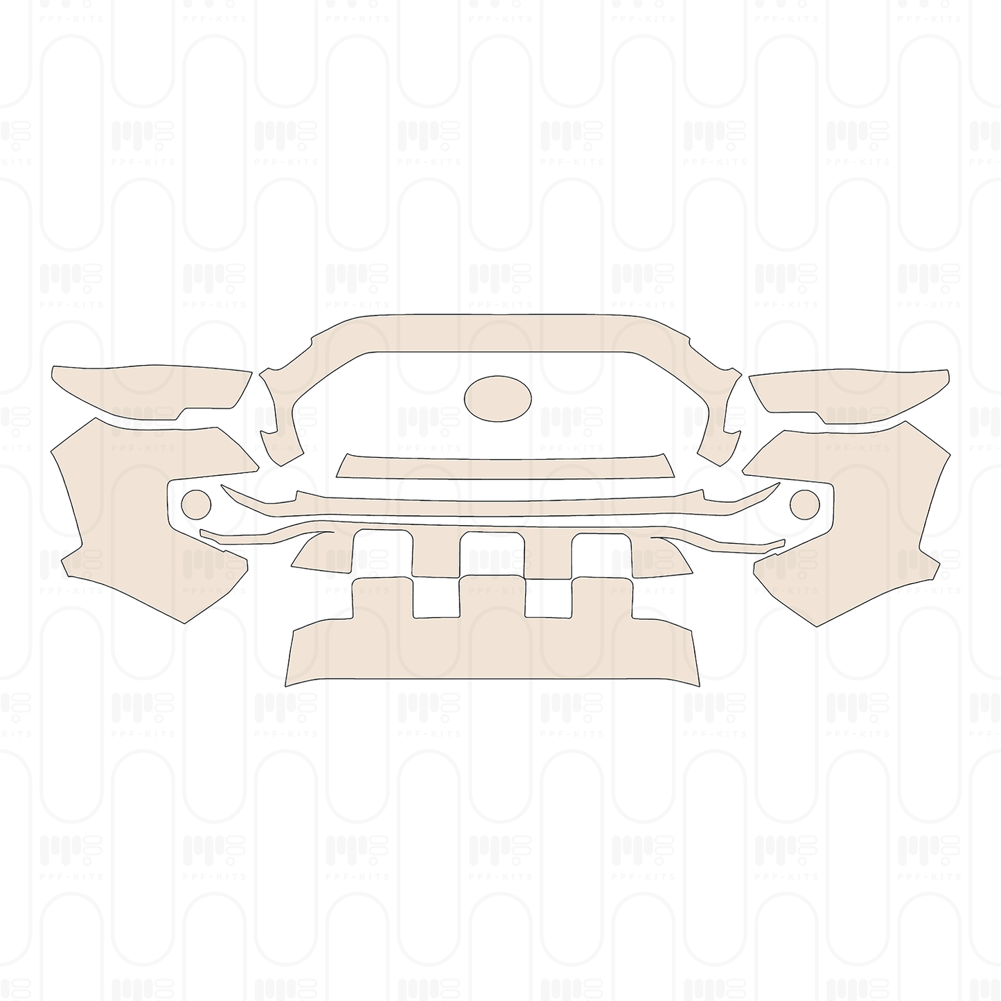 Voorgesneden PPF Toyota Tacoma Double Cab TRD Sport 2022