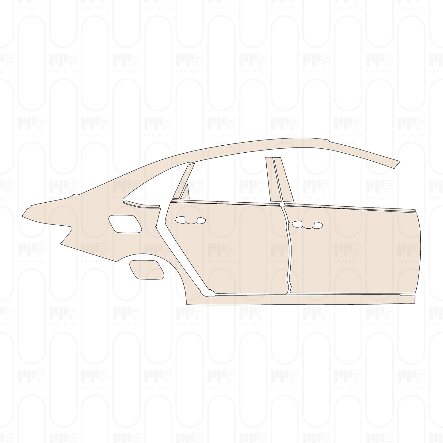 Voorgesneden PPF Volkswagen Jetta (US) SE 2023