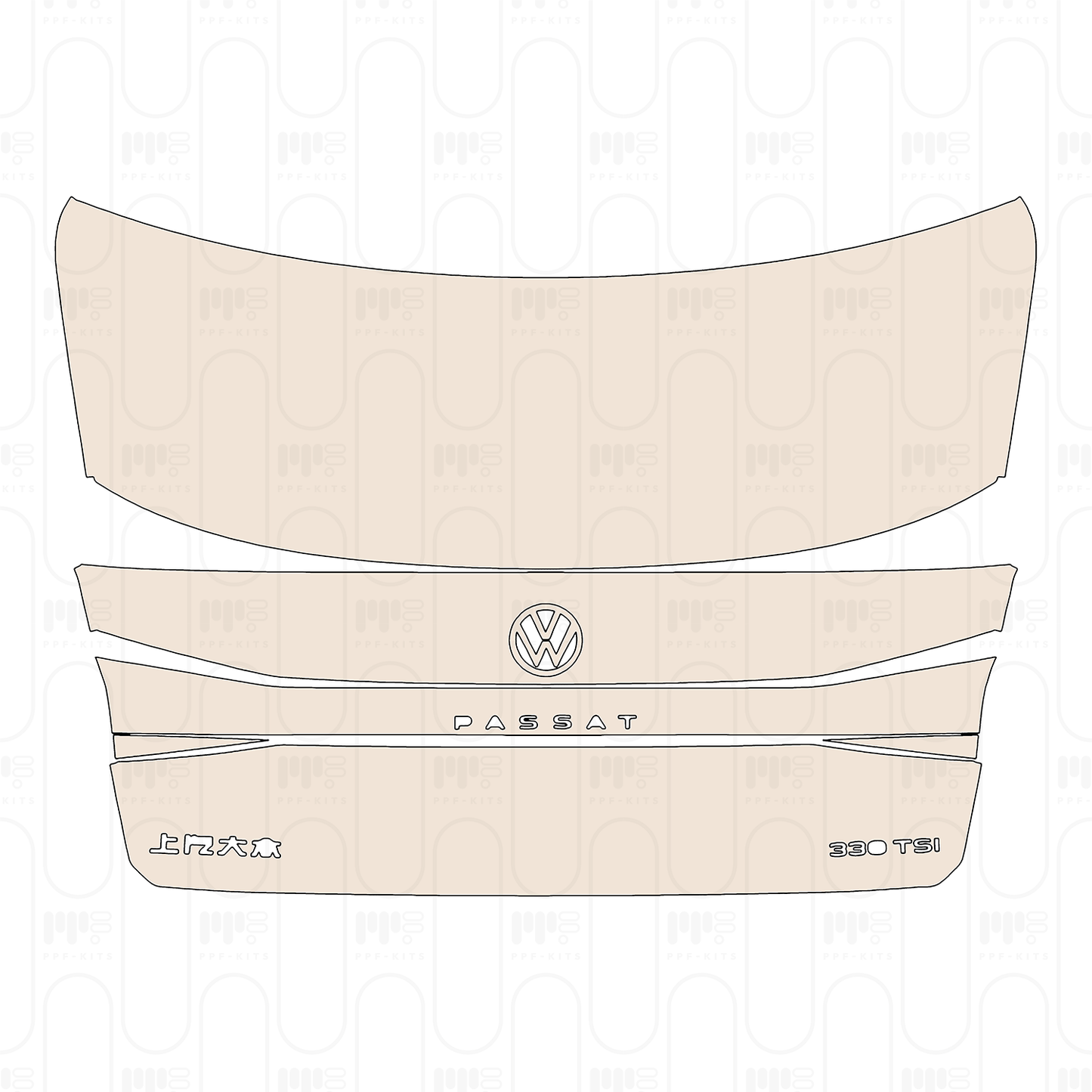 Voorgesneden PPF Volkswagen Passat (CN) 2023